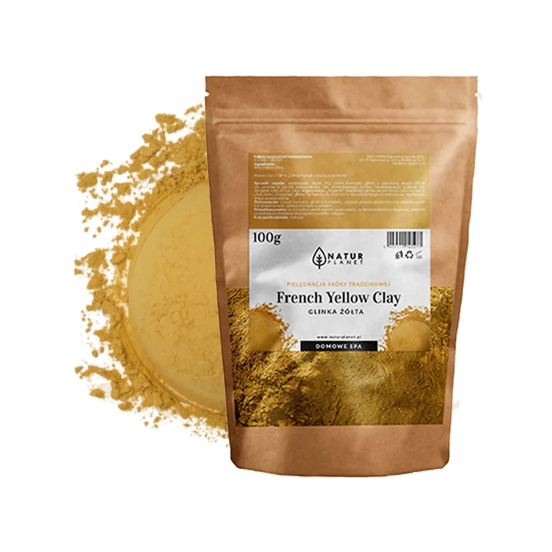 Natur Planet glinka żółta w proszku naturalna 100g  ❤️ Laroxy.pl
