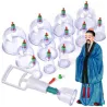 Chinese vacuum healing bubbles fireless with pump ❤️ Laroxy