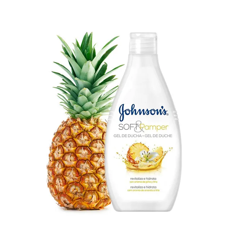 JOHNSON'S Soft & Pamper Pineapple Shower Gel 400ml ❤️ Laroxy