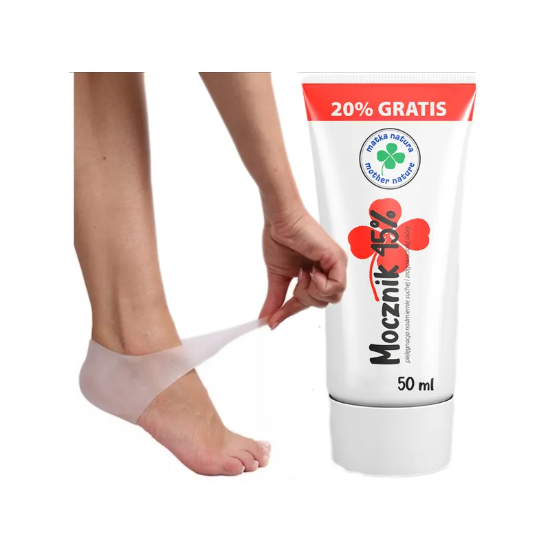 Krem z mocznikiem 45% pięty + osłonki silikonowe ❤️  Laroxy.pl