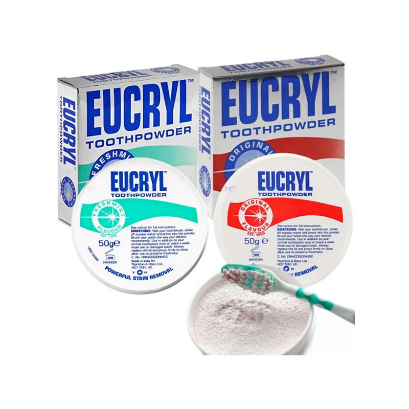 Eucryl tartar removal powder 50g - Effective whitening and cleansing | Laroxy.co.uk