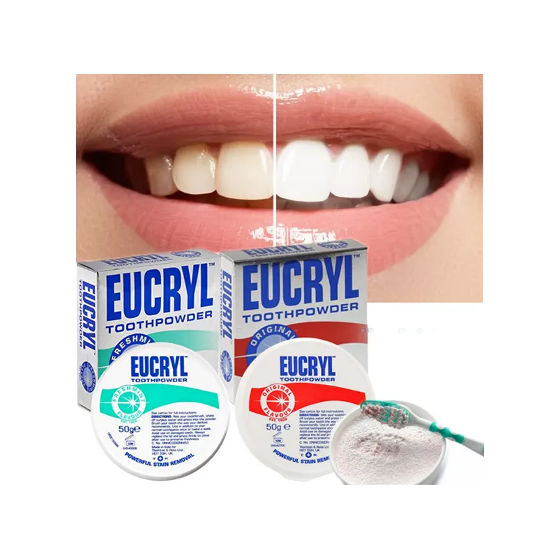 Eucryl proszek do usuwania kamienia nazębnego 50g - Skuteczne wybielanie i oczyszczanie | Laroxy.pl