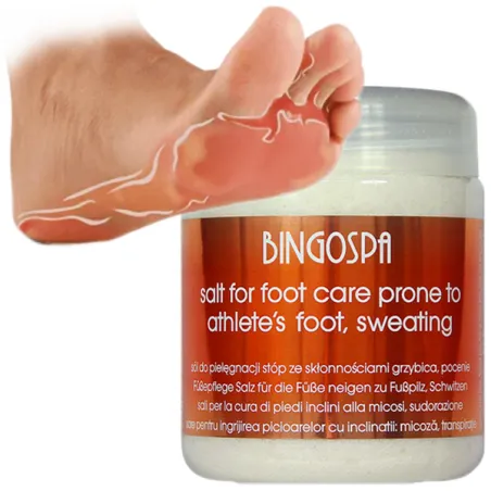 BingoSpa Sól na grzybicę paznokci stóp ODGRZYBIANIE STÓP ❤️ Laroxy
