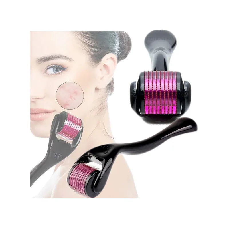 Derma Roller do twarzy do mezoterapii mikroigłowej igłowa ❤️  Laroxy