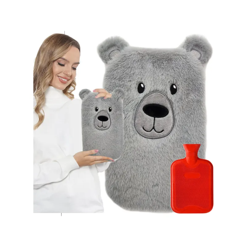 Thermofor in fur cover plush rubber bear SAFE ❤️ Laroxy