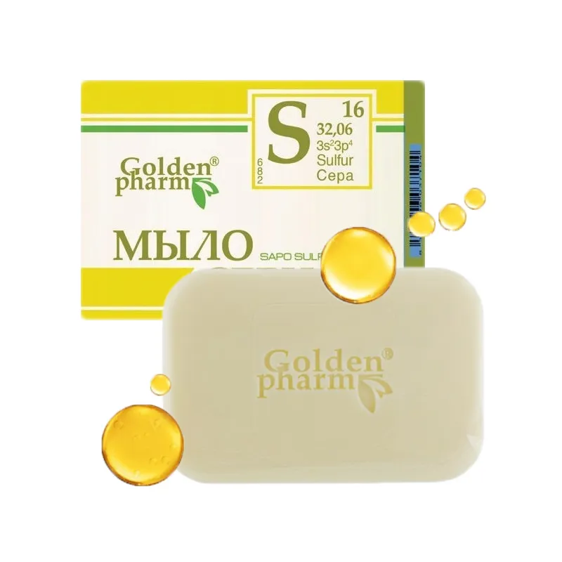 Nevskaya sulfur soap for acne-prone skin 90g - Laroxy.pl
