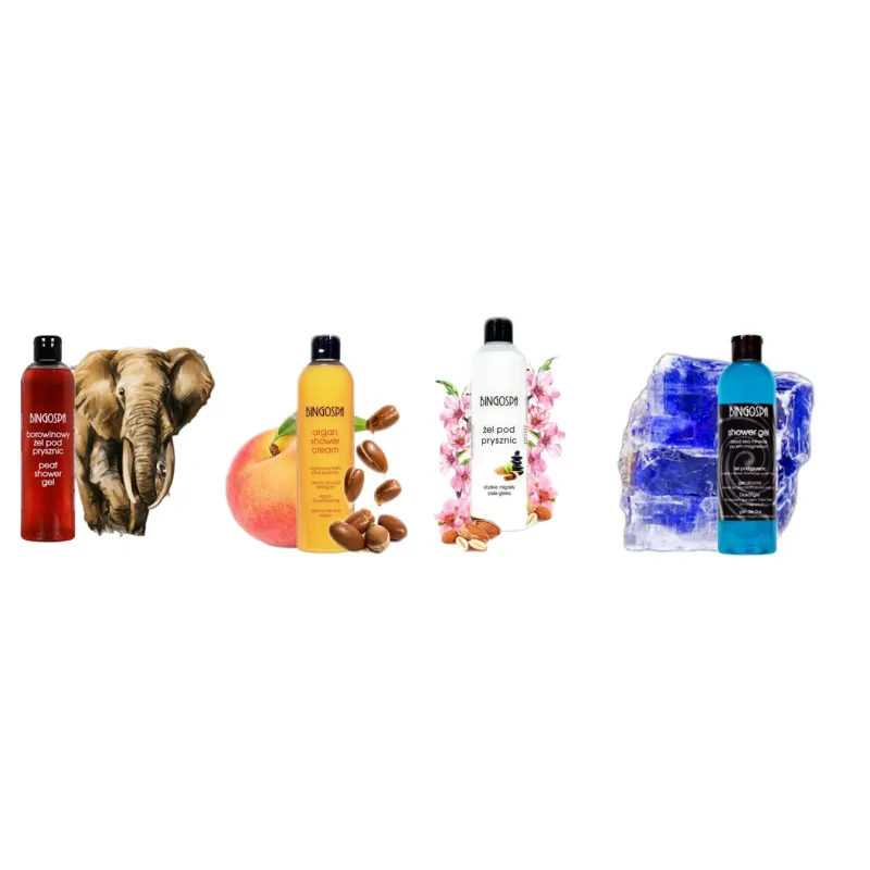 Zestaw żeli pod prysznic dla kobiet i mężczyzn NATURALNE ❤️ Laroxy.pl