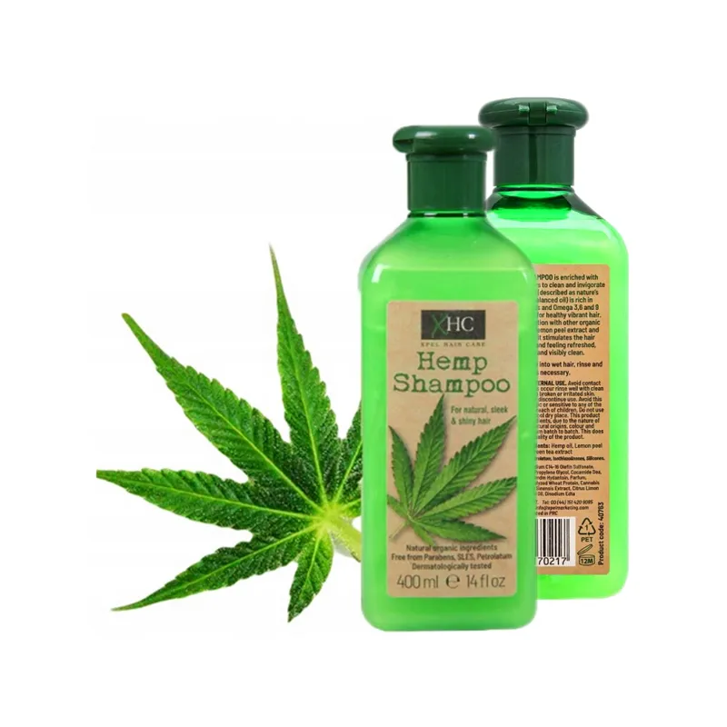 Szampon do włosów z olejem z konopi CBD KONOPNY - Laroxy.pl