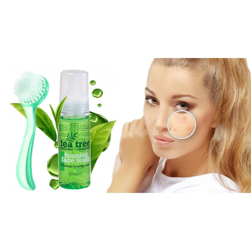 Tea Tree pianka do mycia twarzy problematycznej trądzikowej 🍃 Laroxy.pl