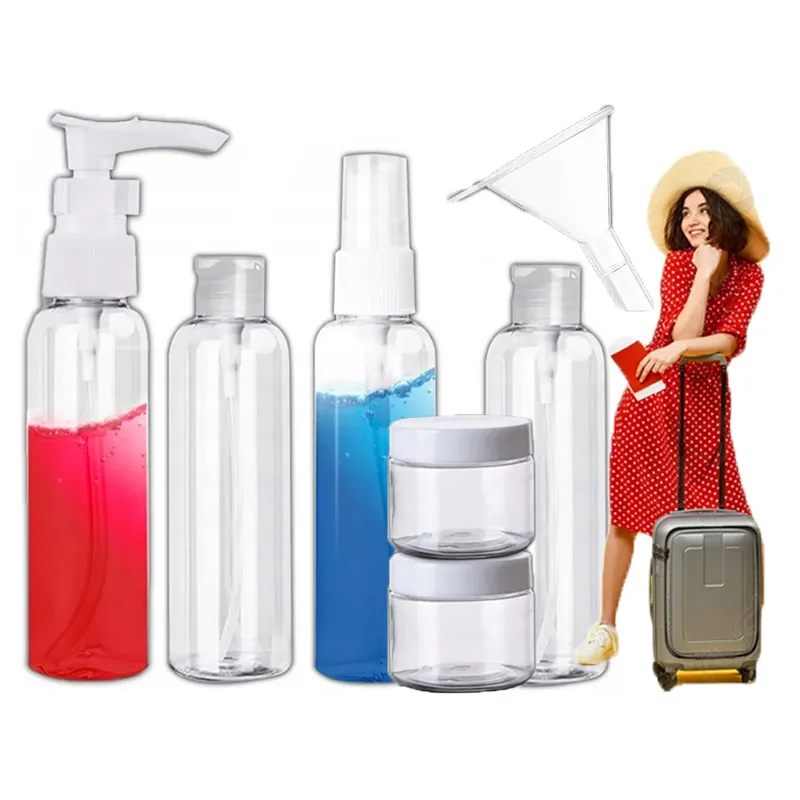 Cosmetics containers for airplane carry-on luggage ❤️ Laroxy.pl