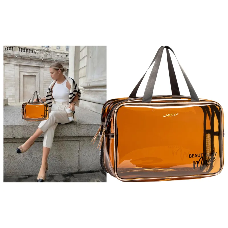 Large Waterproof Cosmetic Bag ❤️ Transparent Cosmetic Bag