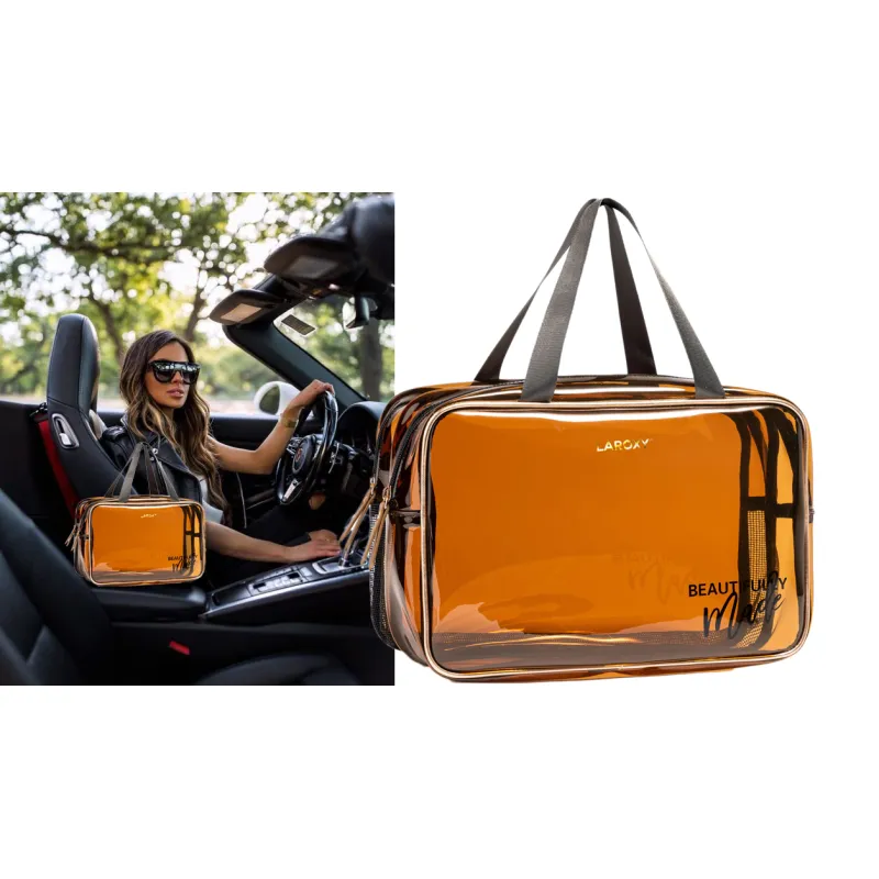 Large Waterproof Cosmetic Bag ❤️ Transparent Cosmetic Bag