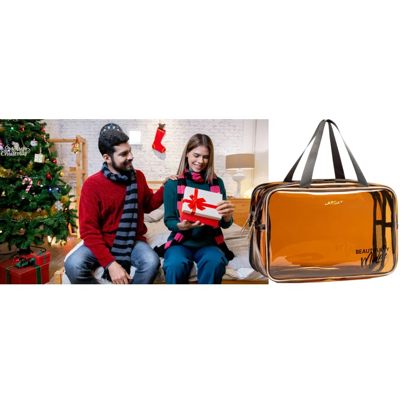 Large Waterproof Cosmetic Bag ❤️ Transparent Cosmetic Bag