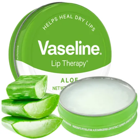 Vaseline wazelina do ust mocno nawilżający balsam ALOES ❤️ Laroxy.pl