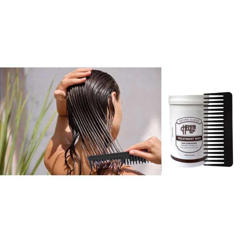 Conditioner for damaged hair growth + Comb for kinks ❤️ Laroxy