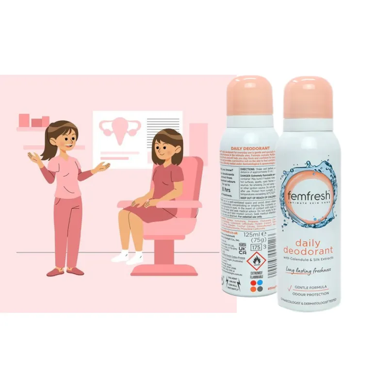 Intimate hygiene deodorant for women RED 125ml ❤️ Laroxy.pl