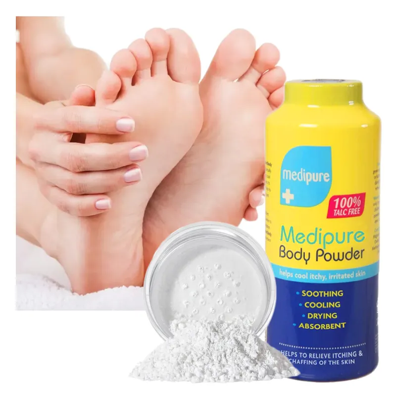 Body depilatory foot powder for leg sweating 200g ⭐ Laroxy