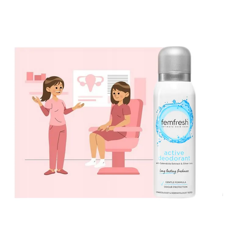 Intimate hygiene deodorant for women WITHOUT ALCOHOL ❤️ Laroxy.pl