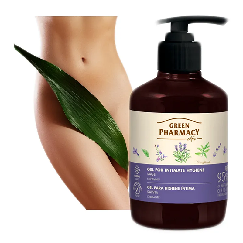Green Pharmacy intimate hygiene gel Sage ❤️ Laroxy.pl