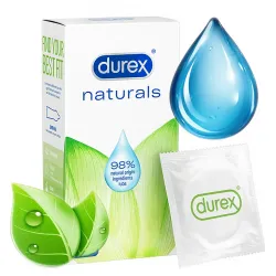 Durex natural moistened thin condoms 12 pieces ❤️ Laroxy