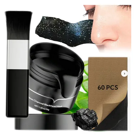Blackhead patches nose mask face peel off black ❤️ laroxy
