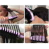 Wet curly hair brush defining curls waves ❤️ Laroxy
