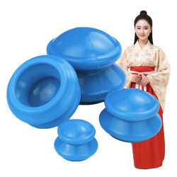 Chinese bubbles for body massage anti-cellulite set of 4pcs ❤️ Laroxy.pl