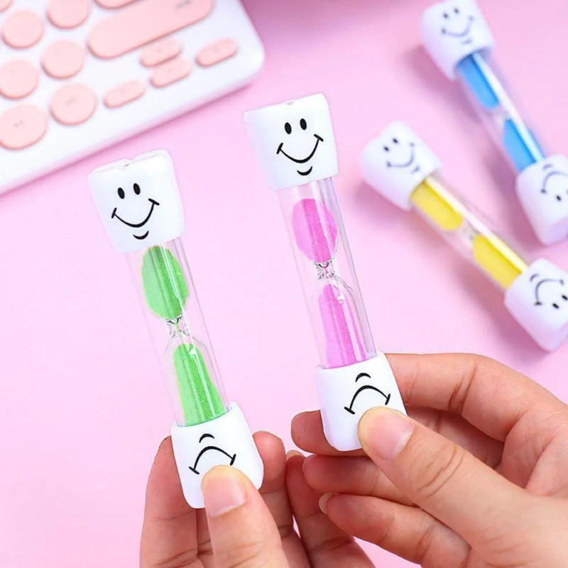 Tooth brushing timer for children and adults hourglass timer ❤️ Laroxy