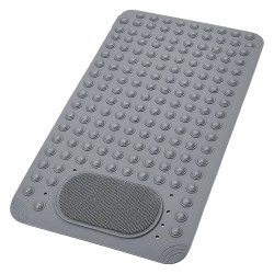 Mildew resistant anti-slip mat for shower bath 💟 Laroxy