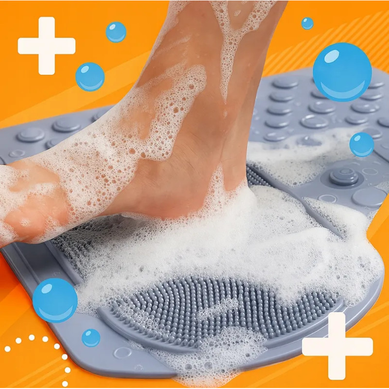 Mildew resistant anti-slip mat for shower bath 💟 Laroxy