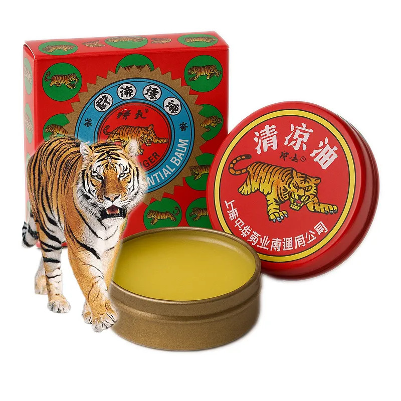 Original Chinese red tiger ointment in a can 🐯 Laroxy.pl