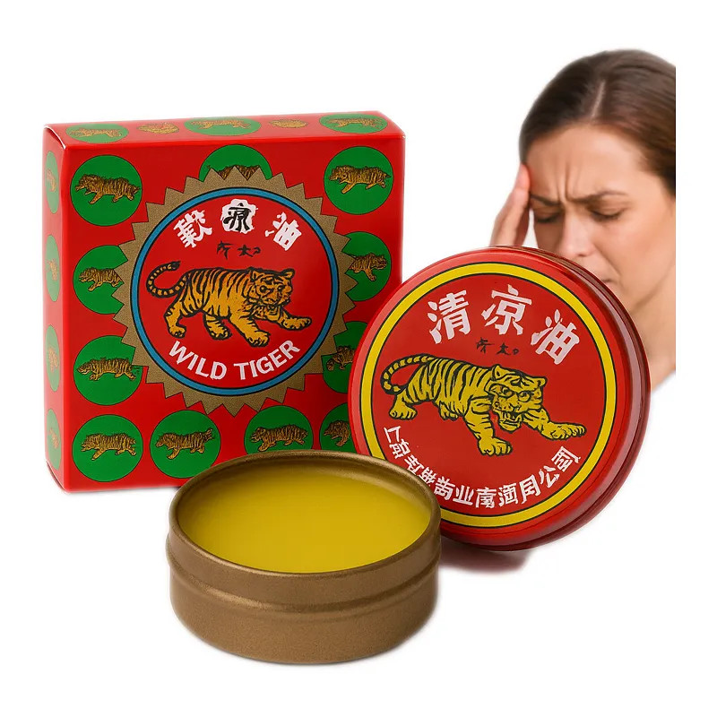 Original Chinese red tiger ointment in a can 🐯 Laroxy.pl
