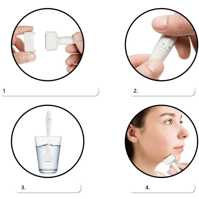 PEN micro-needle mesotherapy device at home ❤️ Laroxy