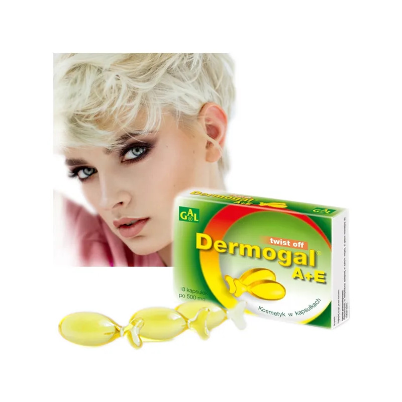 GAL Dermogal na trądzik ampułki serum na twarz Witamina A + E❤️ Laroxy