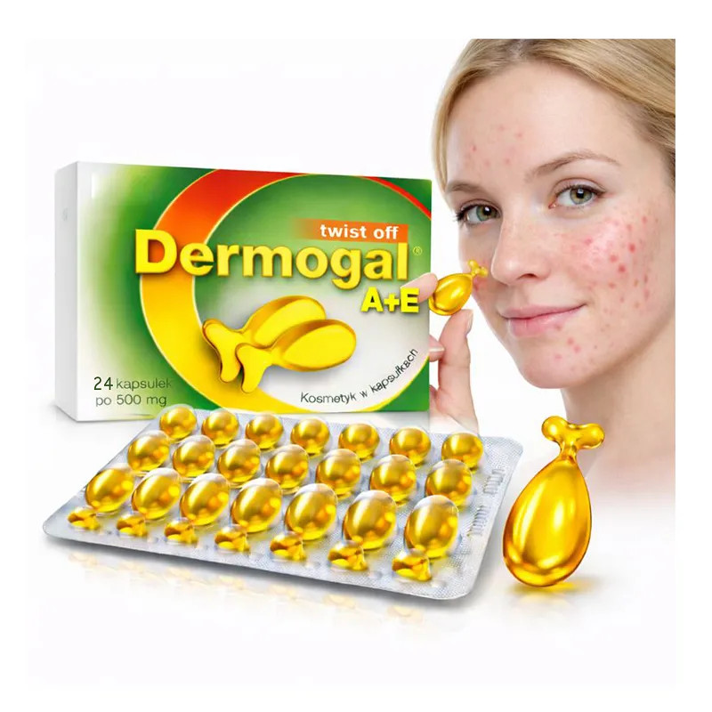 GAL Dermogal acne serum ampoules for face Vitamin A + E❤️ Laroxy