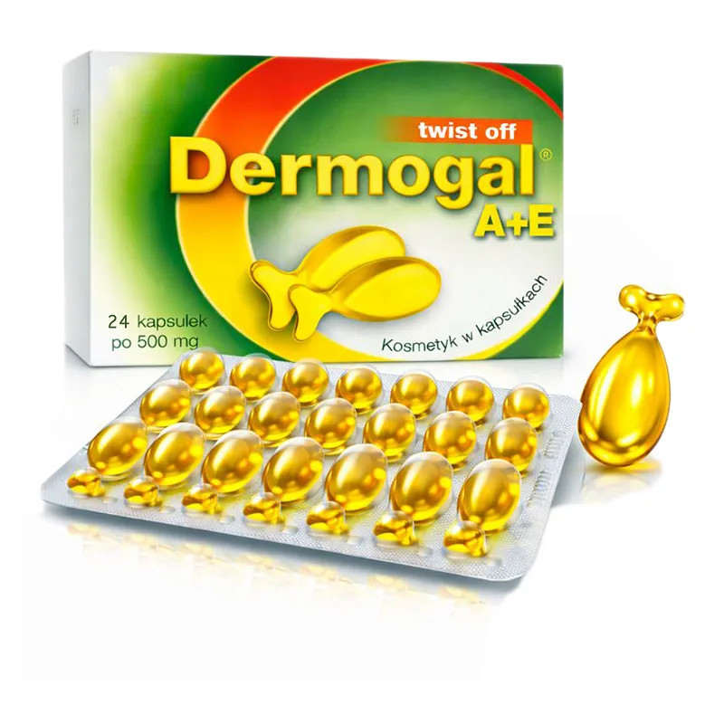 GAL Dermogal na trądzik ampułki serum na twarz Witamina A + E❤️ Laroxy