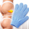 Cellulite glove for bath massage exfoliating scrub 1 piece - Laroxy