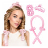 Hair curling roller + rubber bands + pin set LAROXY 💟 Laroxy.pl