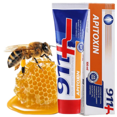 911 APITOXIN Gel-balm with bee venom resinocost golden mustache 100ml - Laroxy