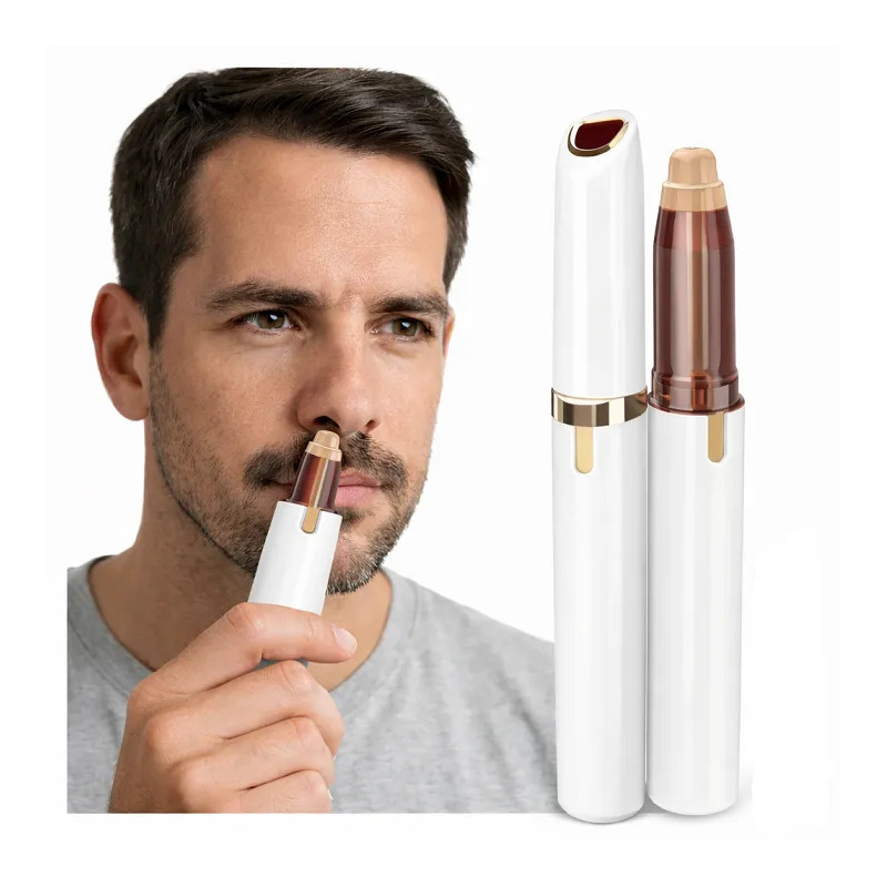 Facial trimmer mustache nose hair eyebrows ears - WITHOUT PAIN ❤️ Laroxy