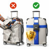 Security suitcase belt with encryption + ID ⭐ Laroxy