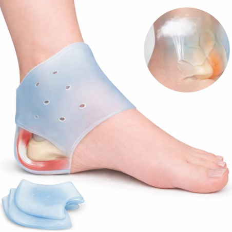 Silicone heel socks for heel spurs thick ❤️ Laroxy