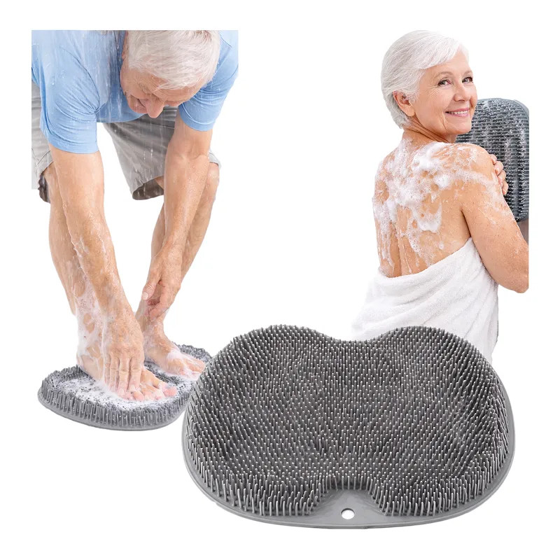 Silicone foot back wash mat ❤️ Laroxy