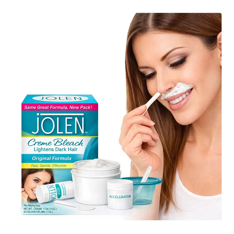 Jolen Lightener for facial hair body and eyebrows - Laroxy