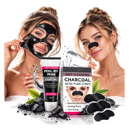 Blackheads pores mask + Patches KIT ❤️ Laroxy