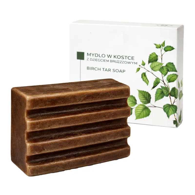 Tar soap for face and body for skin problems - Laroxy.pl