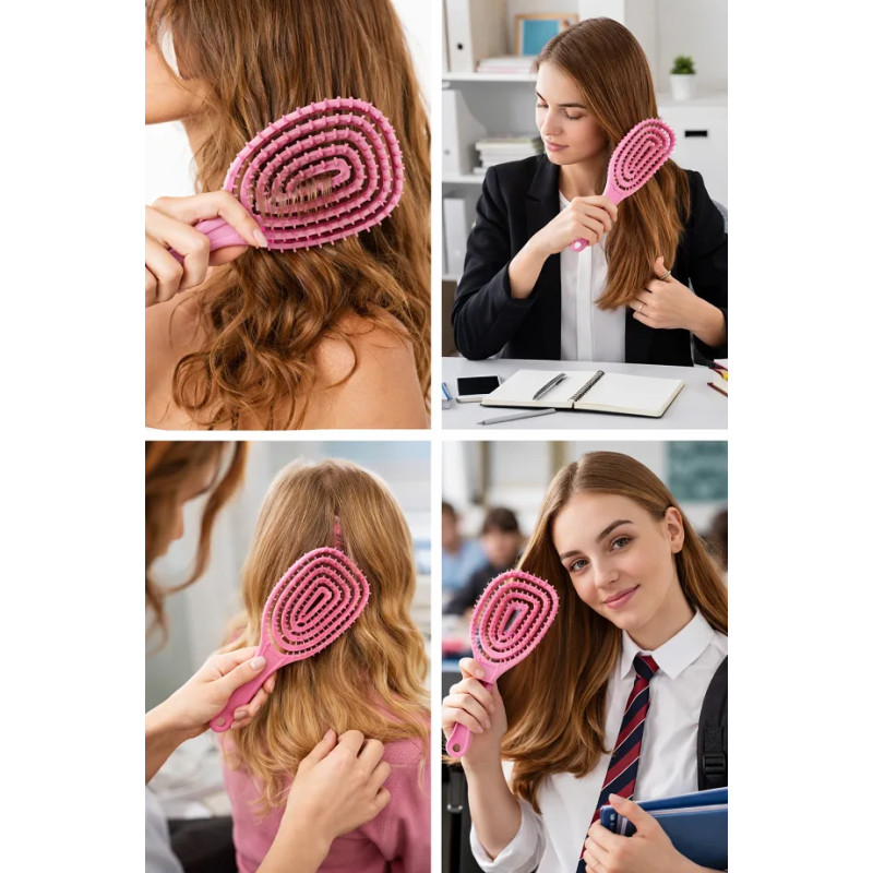 Hair brush for detangling wet hair ❤️ Laroxy.pl