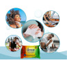 Moistened wipes on face cancer for allergy sufferers - Laroxy