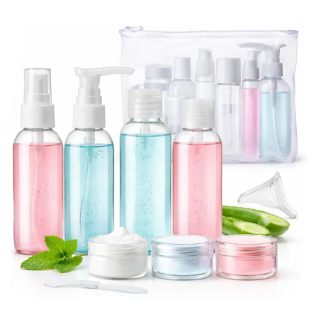 Cosmetics containers for airplane carry-on luggage ❤️ Laroxy.pl
