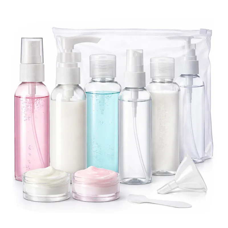 Cosmetics containers for airplane carry-on luggage ❤️ Laroxy.pl